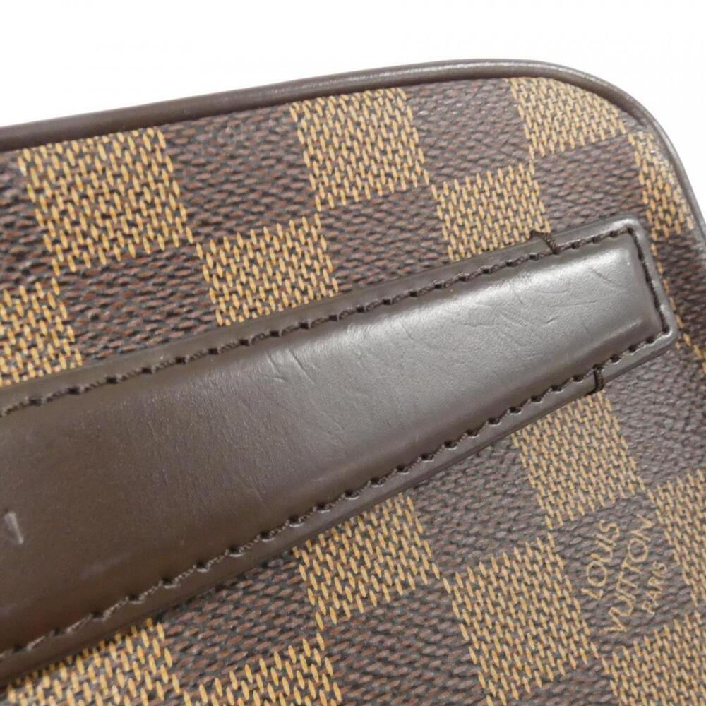 LOUIS VUITTON Authentic Brown Damier Pochette Mini Bag - Picture 4 of 7